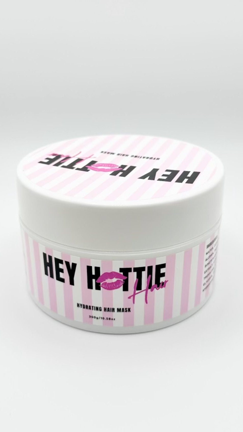 Custom vegan Hey Hottie hair mask for silky smooth shine