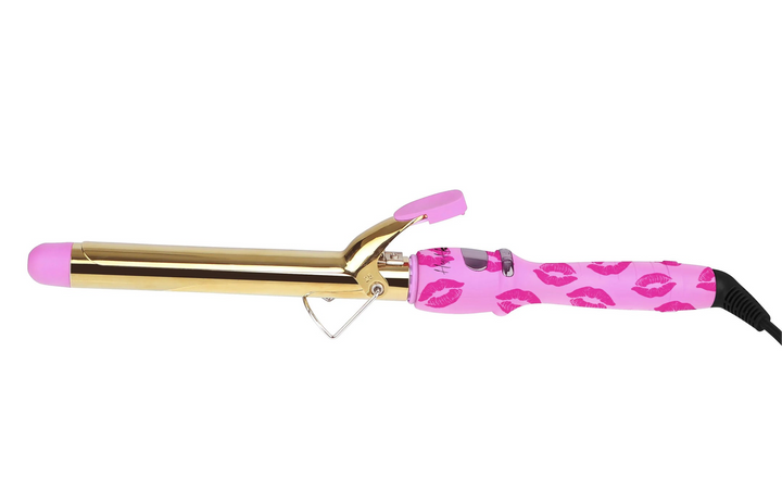New Hey Hottie Hair Golden Titanium Curling Iron