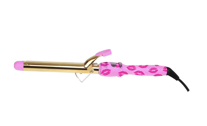 New Hey Hottie Hair Golden Titanium Curling Iron