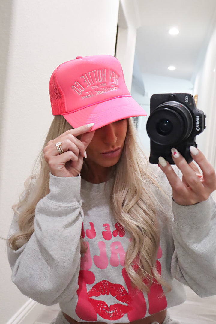 Pink Ft. Worth Hey Hottie Co Hat