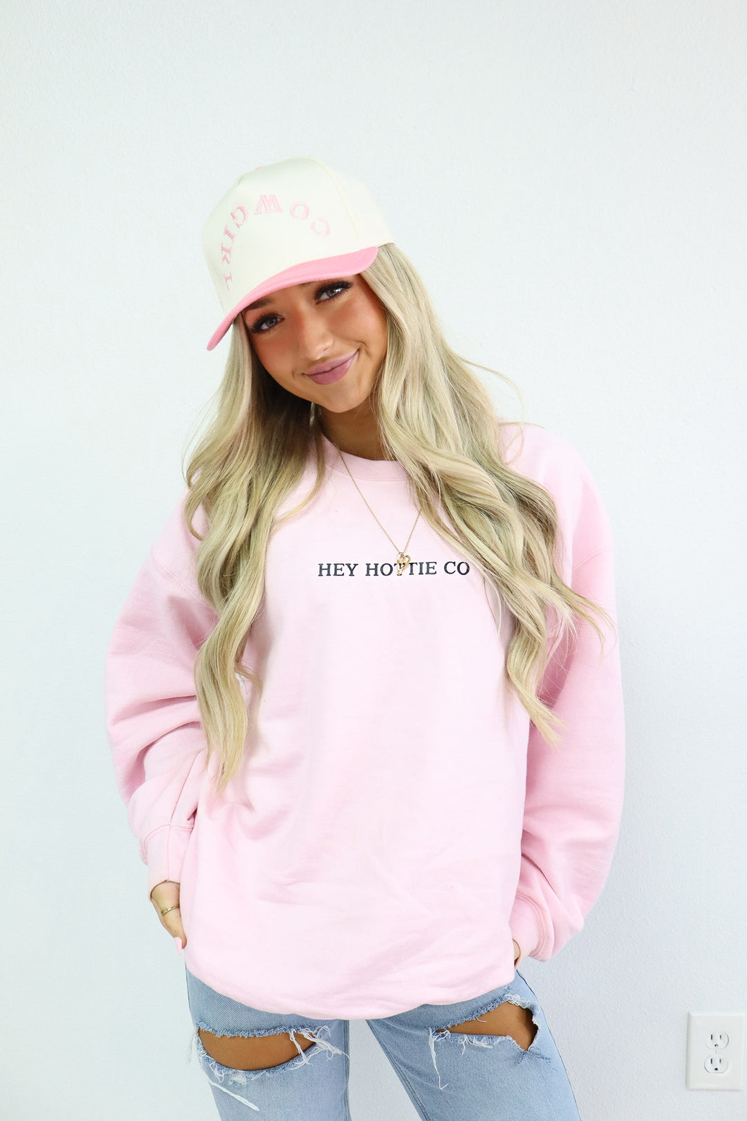 “Hey Hottie Co” Bubble Gum Pink Crew!