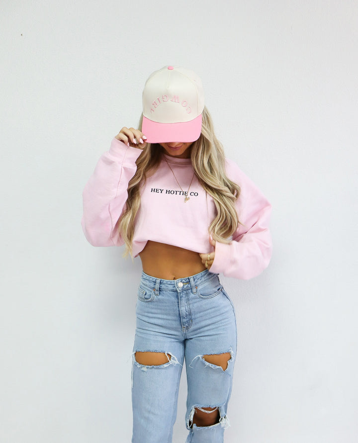 “Hey Hottie Co” Bubble Gum Pink Crew!