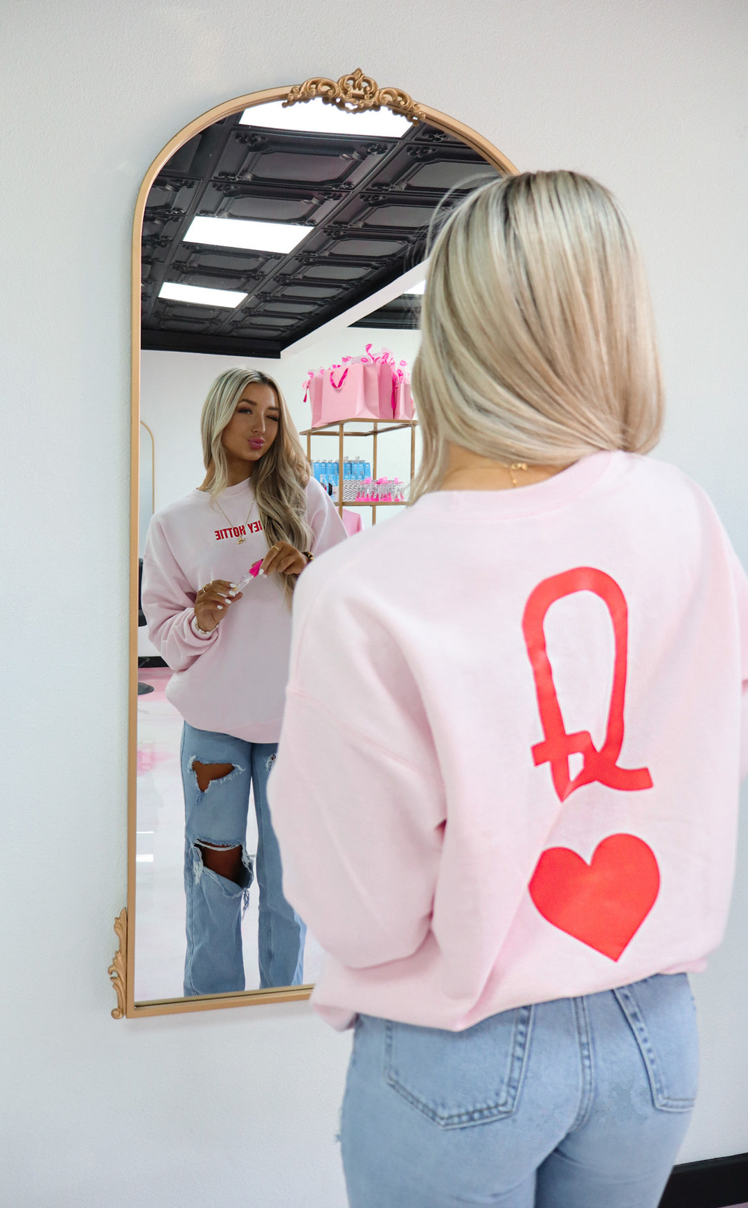 Queen Of Hearts Crewneck