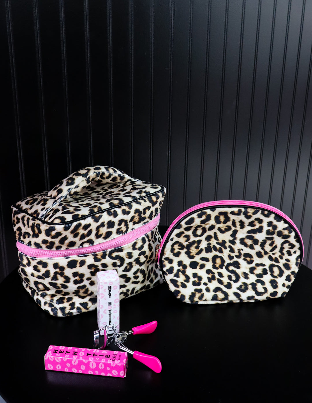 Hey Hottie Velour Makeup Pouch