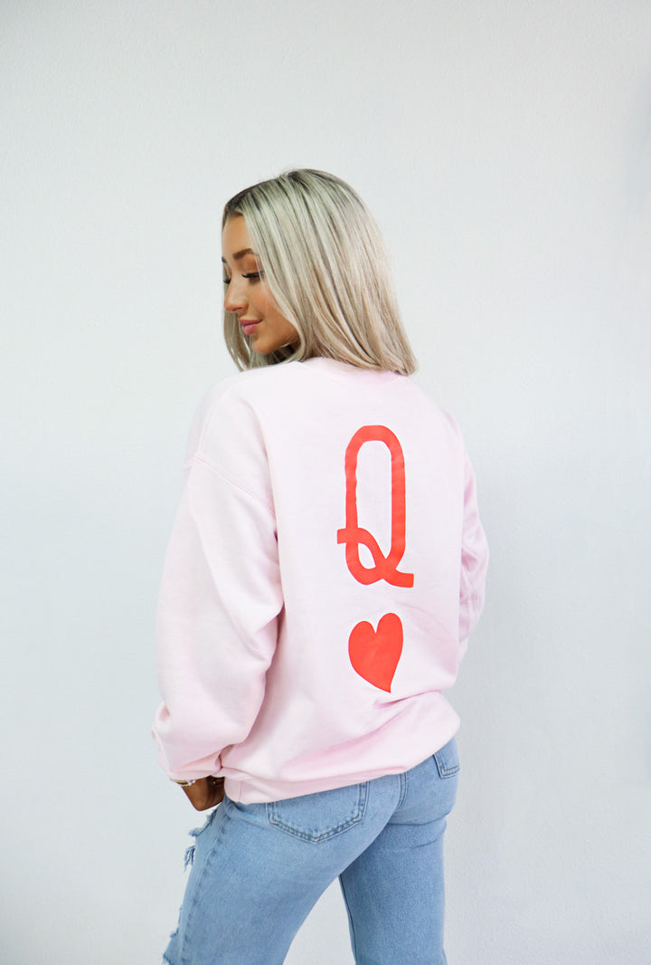 Queen Of Hearts Crewneck