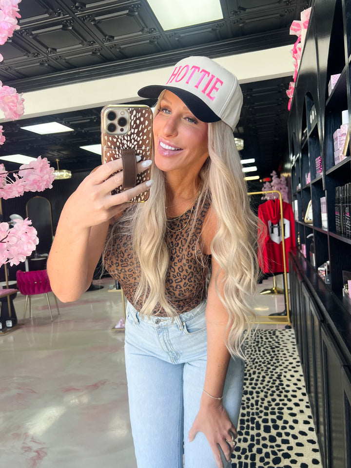 Black/Natural HOTTIE Trucker Hat